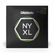 D'Addario NYXL1156 Nickel Wound, Medium Top / Ex-Heavy Bottom, 11-56