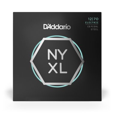 D'Addario NYXL1270PS, Nickel Wound, Pedal Steel, Custom Medium, 12-70