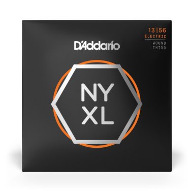 D'Addario NYXL1356W Nickel Wound, Medium Wound 3rd, 13-56