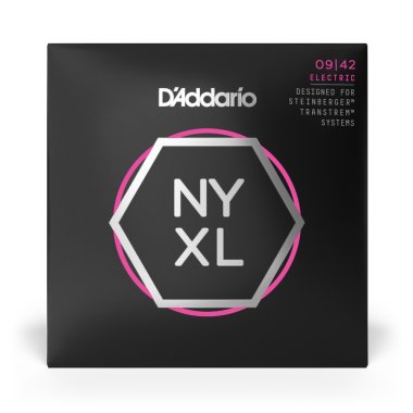 D'Addario NYXLS0942 Steinberger Double Ball End Electric Super Lt 9-42