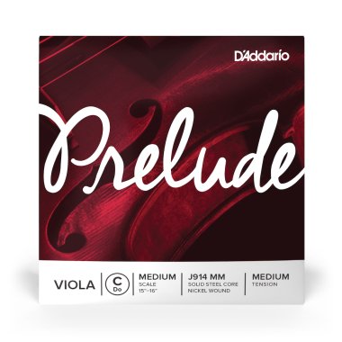 D'Addario Prelude Viola J914 MM Single String C, Single String