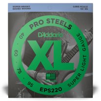 D'Addario Pro Steels EPS220 Electric Bass Super Light (40-95)