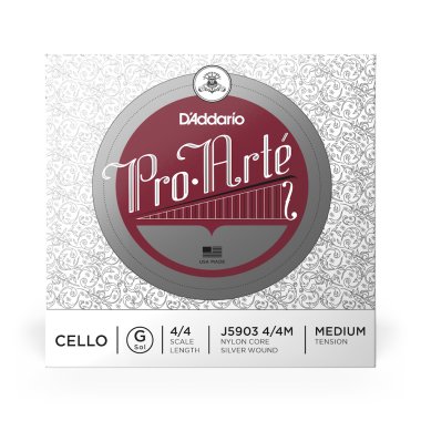 D'Addario ProArte Cello G 4/4 Medium Tension J5903 4/4M, Single String