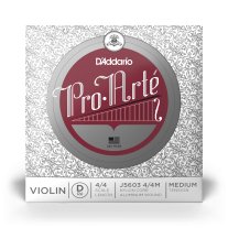 D'Addario ProArte Violin D 4/4 Medium Tension J5603 4/4M, Ball End, Single String