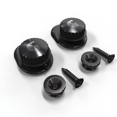D'Addario PW-SLS-01 Universal Strap Lock System, Black