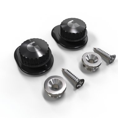 D'Addario PW-SLS-02 Universal Strap Lock System, Nickel