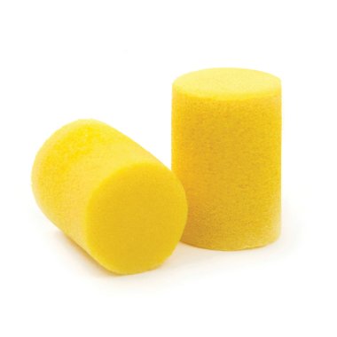 D'Addario PWEP1 Foam Earplugs, 1 pair Yellow