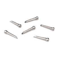 D'Addario PWPS13 Titanium Bridge Pins set of 6
