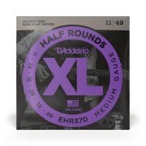 D'Addario Semi Flatwound EHR370 Half Rounds Medium 11-49