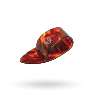 D'Addario Shell Flat Thumb Pick, Large 5CSH6, One Pick