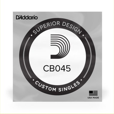 D'Addario Single Electric Bass, Chromes CB045