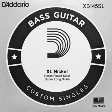 D'Addario Single Electric Bass Nickel Wound XB145SL Super Long