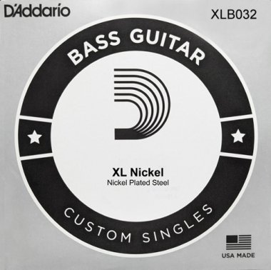 D'Addario Single Electric Bass, Nickel Wound XLB032