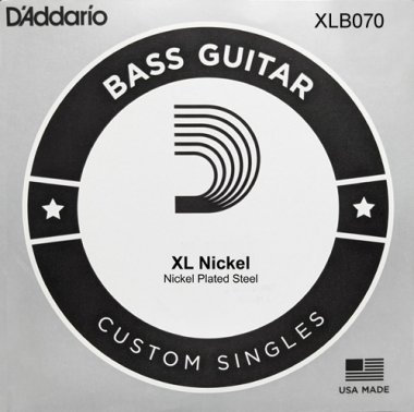 D'Addario Single Electric Bass, Nickel Wound XLB070