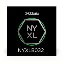 D'Addario Single Electric Bass, NYXL Nickel Wound NYXLB032