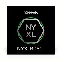 D'Addario Single Electric Bass, NYXL Nickel Wound NYXLB060
