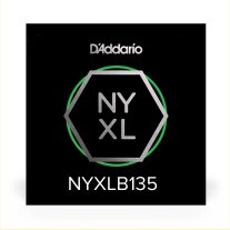 D'Addario Single Electric Bass, NYXL Nickel Wound NYXLB135