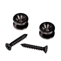 D'Addario Solid Brass End Pins - Black
