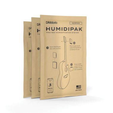 D'Addario Two-Way Humidification System Replacement Packets 3-PACK