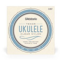 D'Addario Ukulele EJ65T Pro-Arte Custom Extruded Clear Nylon, Tenor