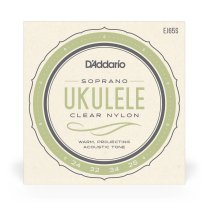 D'Addario Ukulele Strings EJ65S Custom Extruded Ukulele, Soprano