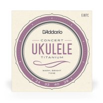 D'Addario Ukulele Strings T2 Titanium Concert Ukulele EJ87C