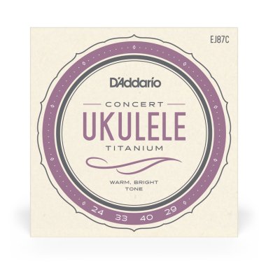 D'Addario Ukulele Strings T2 Titanium Concert Ukulele EJ87C