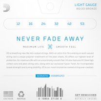 D'Addario XS 80/20 Bronze Acoustic Guitar, Light, 12-53 3-Pack
