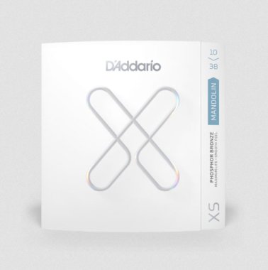 D'Addario XS Coated Phosphor Bronze Mandolin Strings, Light 10-38