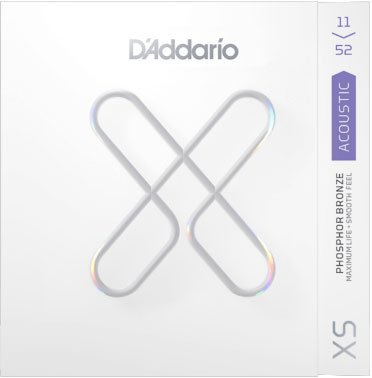 D'Addario XS Phosphor Bronze Acoustic, Custom Light 11-52