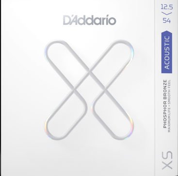 D'Addario XS Phosphor Bronze Acoustic, Light Plus 12.5-54