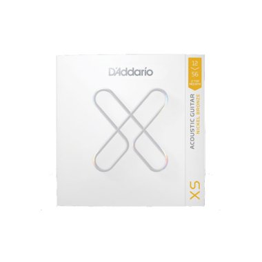 D'Addario XSANB1256 Nickel Bronze Coated Acoustic Strings Light Top/Medium Bottom 12-56