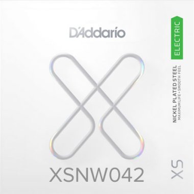 D'Addario XSNW042 XS Nickel Wound Ball End Single String, .042