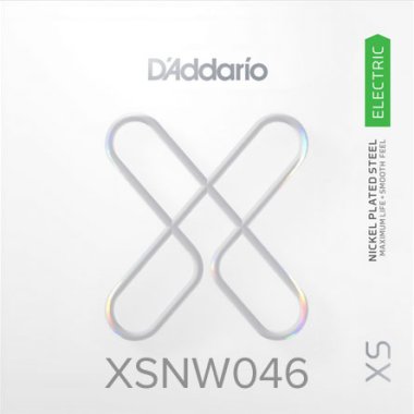 D'Addario XSNW046 XS Nickel Wound Ball End Single String, .046