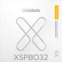 D'Addario XSPB032 XS Phosphor Bronze Ball End Single String, .032