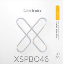 D'Addario XSPB046 XS Phosphor Bronze Ball End Single String, .046