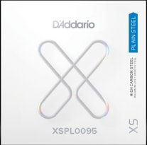 D'Addario XSPL0095 XS Plain Steel Guitar String .0095