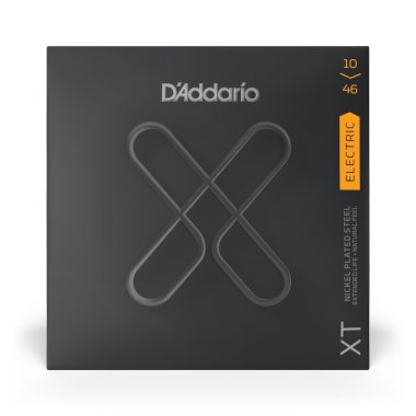 D'Addario XT Nickel Electric Guitar Strings, Regular Light 10-46