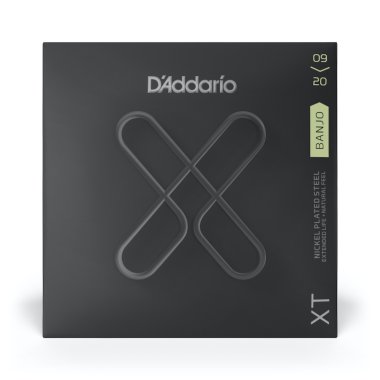 D'Addario XT Nickel Plated Steel Banjo Strings, Light, 09-20