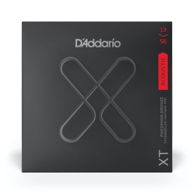 D'Addario XT Phosphor Bronze Acoustic Guitar Strings, Medium 13-56