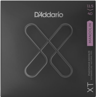D'Addario XT Phosphor Bronze Mandolin Strings, Custom Medium, 11.5-40