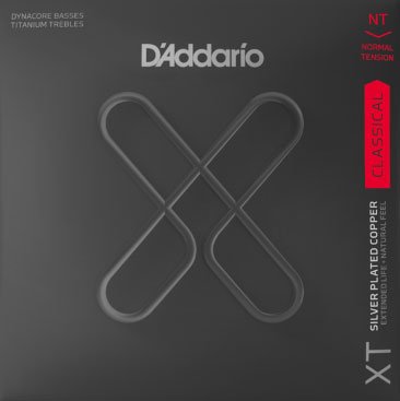 D'Addario XTC45TT XT Classical Dynacore Titanium, Normal Tension