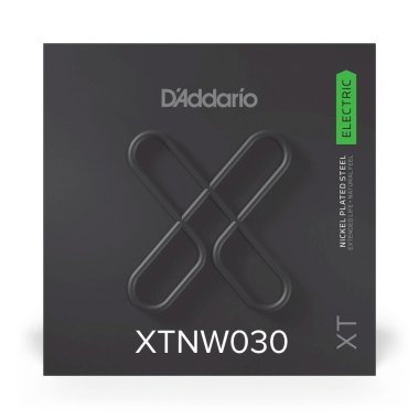 D'Addario XTNW030 XT Nickel Wound Ball End Single String, .030