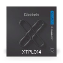 D'Addario XTPL014 XT Plain Steel Ball End Single String, .014