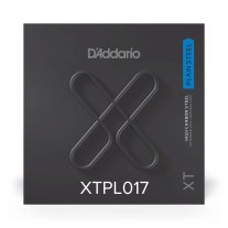 D'Addario XTPL017 XT Plain Steel Ball End Single String, .017