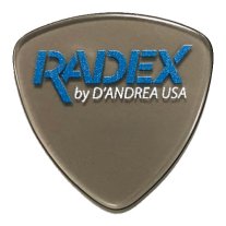 D'Andrea RADEX Smoke 346 Shape Guitar Pick, X-Heavy 1.25mm, One Pick