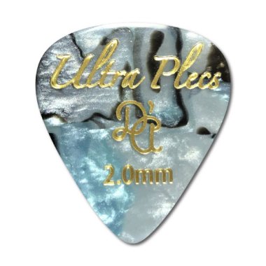 D'Andrea UP351 Ultra Plecs Abalone 2.00mm Guitar Pick, One