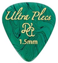 D'Andrea UP351 Ultra Plecs Gemstone 1.5mm Guitar Pick, One
