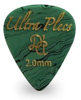 D'Andrea UP351 Ultra Plecs Gemstone 2.0mm Guitar Pick, One