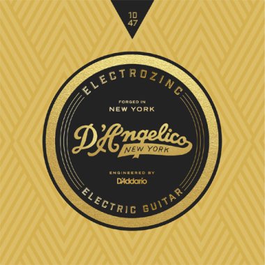D'Angelico DAJ1047 Electrozinc Jazz Electric Guitar Strings 10-47